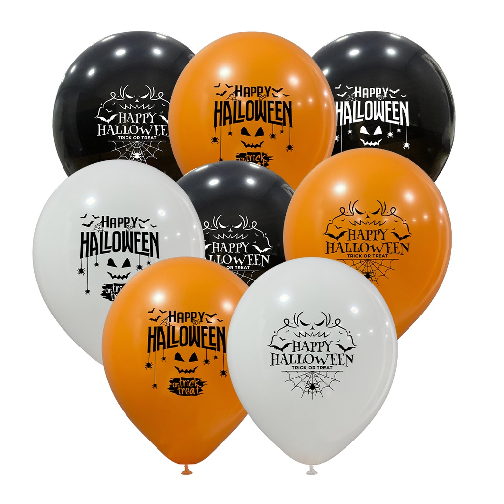 12" Hallowen Baskılı Balon 1+1