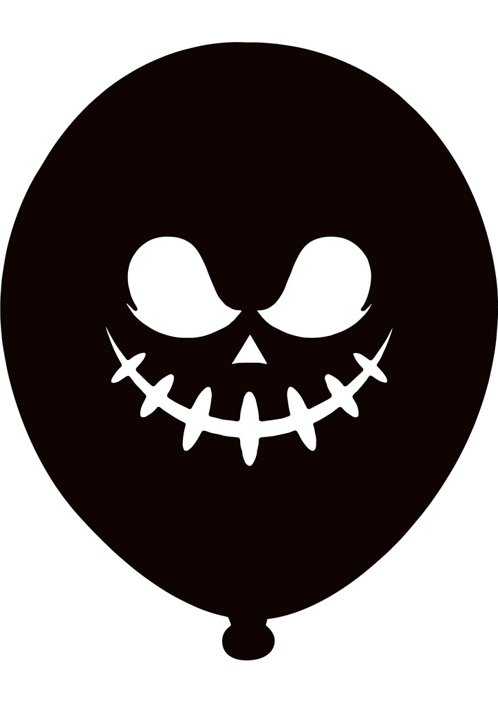 12" Hallowen Baskılı Balon 1+1