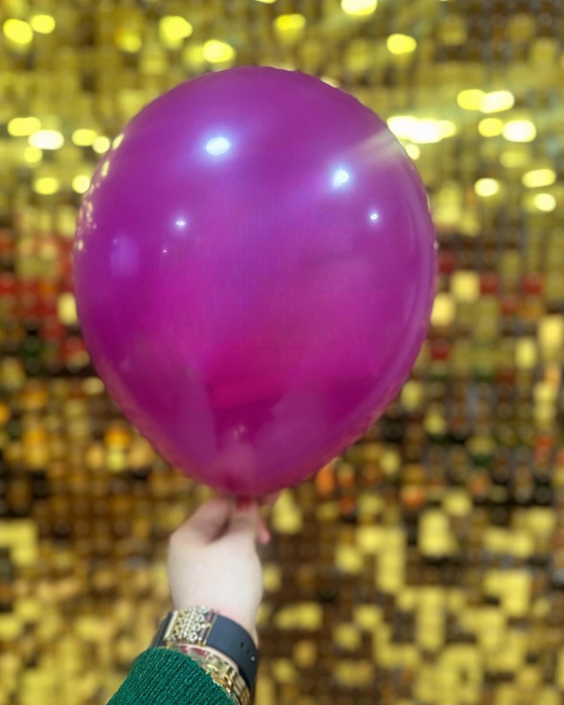 12" İç Mekan Dekorasyon Balonu Mürdüm - 100 Adet