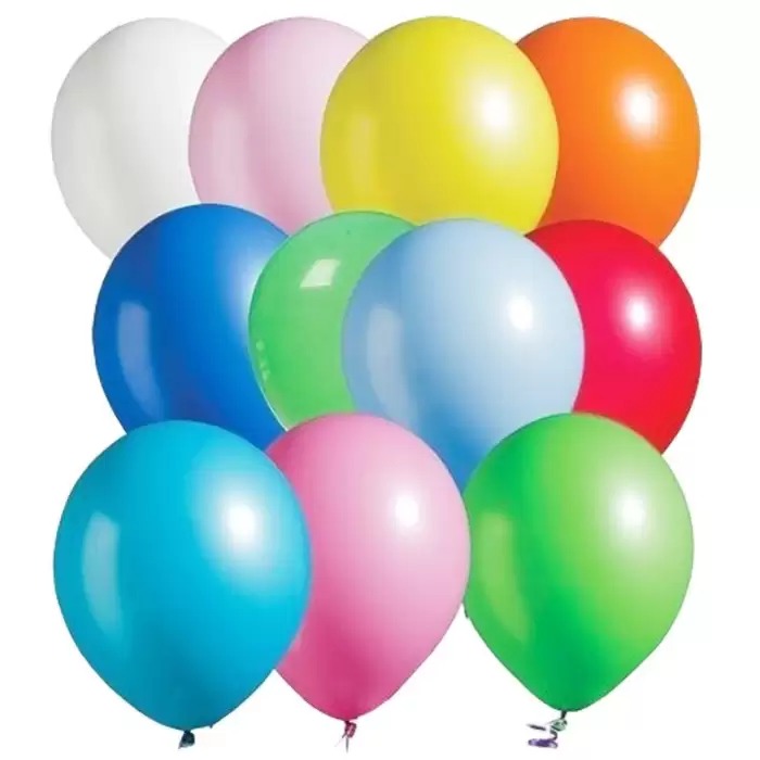 9" Pastel Dekorasyon Süsleme Balonu Karışık - 100 Adet