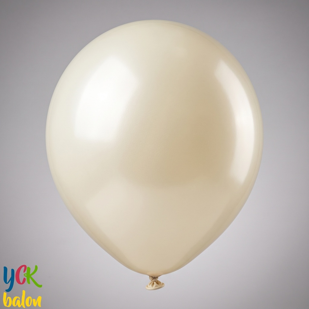 10" İç Mekan Makaron Balon Sarı - 100 Adet