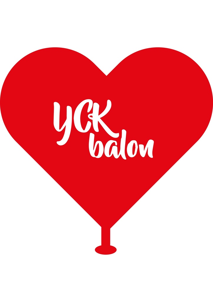 Kalp Balon - 200 Adet Kişiye Özel Baskılı Balon 1+0