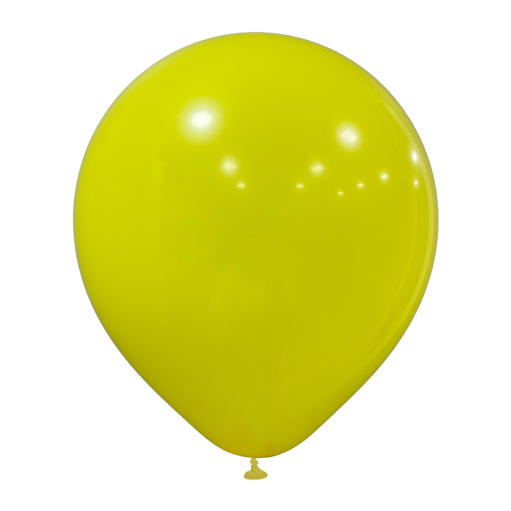 12" İç Mekan Dekorasyon Balonu Güneş Sarısı - 100 Adet