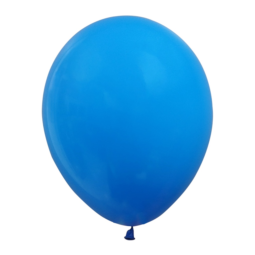 12" İç Mekan Dekorasyon Balonu Okyanus Mavi - 100 Adet