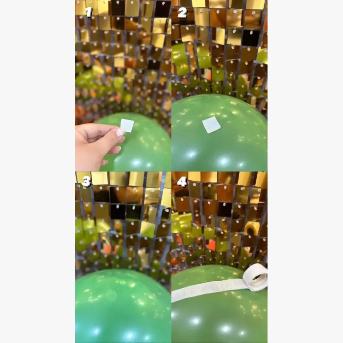 Balon Damla Etiket - 100 Adet