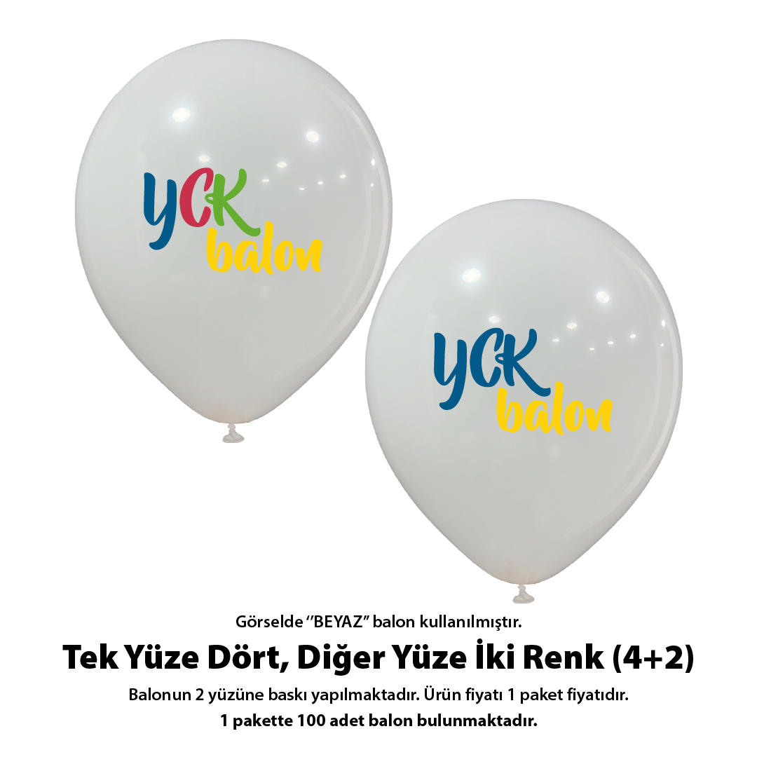 Tek Yüze Dört Renk Diğer Yüze İki Renk 4+2