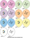 12'' Unicorn Baskılı Balon  4+1 - 100  Adet